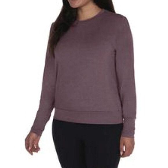 Lukka Lux® Women's Polyester Crewneck Long Sleeve Pullover Top - Picture 1 of 13
